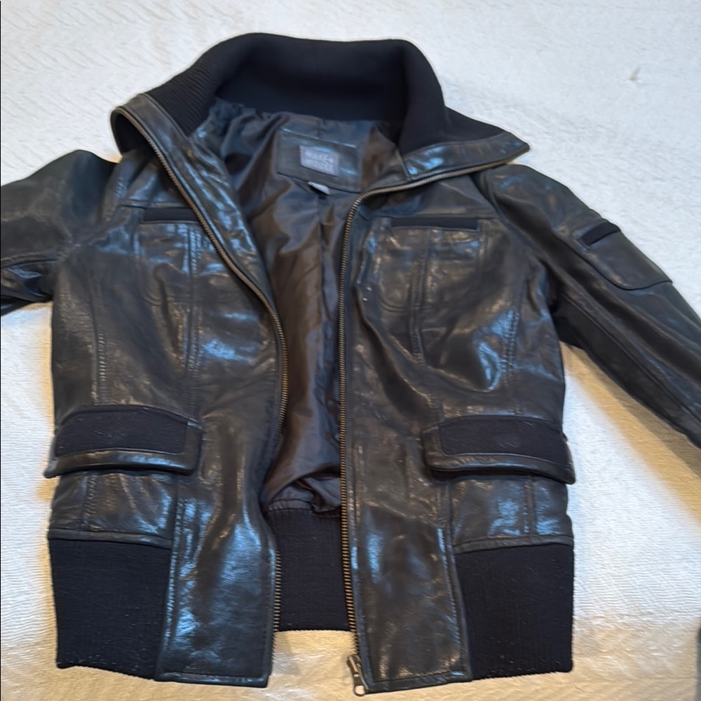 Women’s Black Leather Jacket